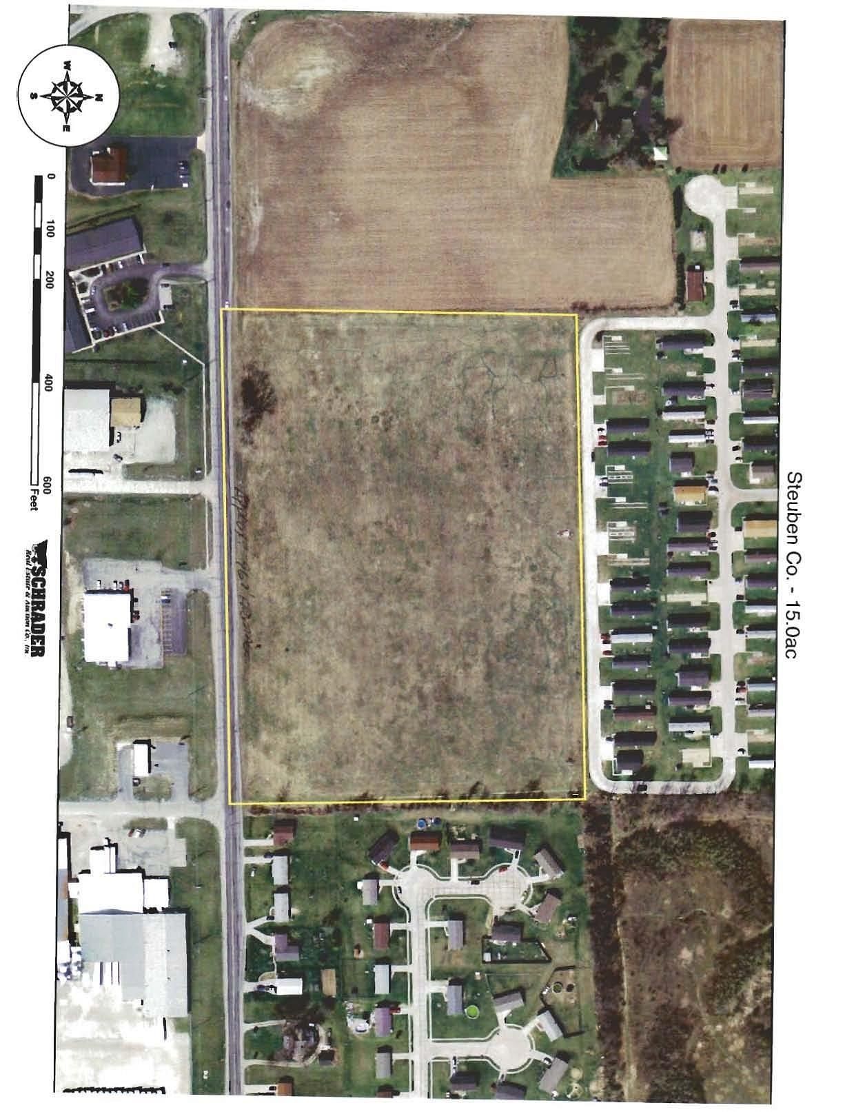 14 Acres of Commercial Land for Sale in Hudson, Indiana
