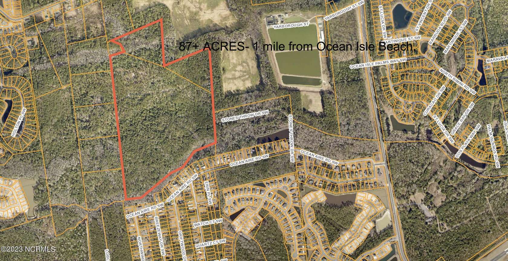 87.7 Acres of Land for Sale in Ocean Isle Beach, North Carolina
