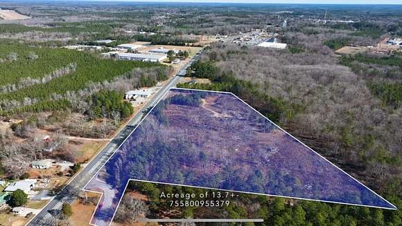 13.7 Acres of Land for Sale in Biscoe, North Carolina
