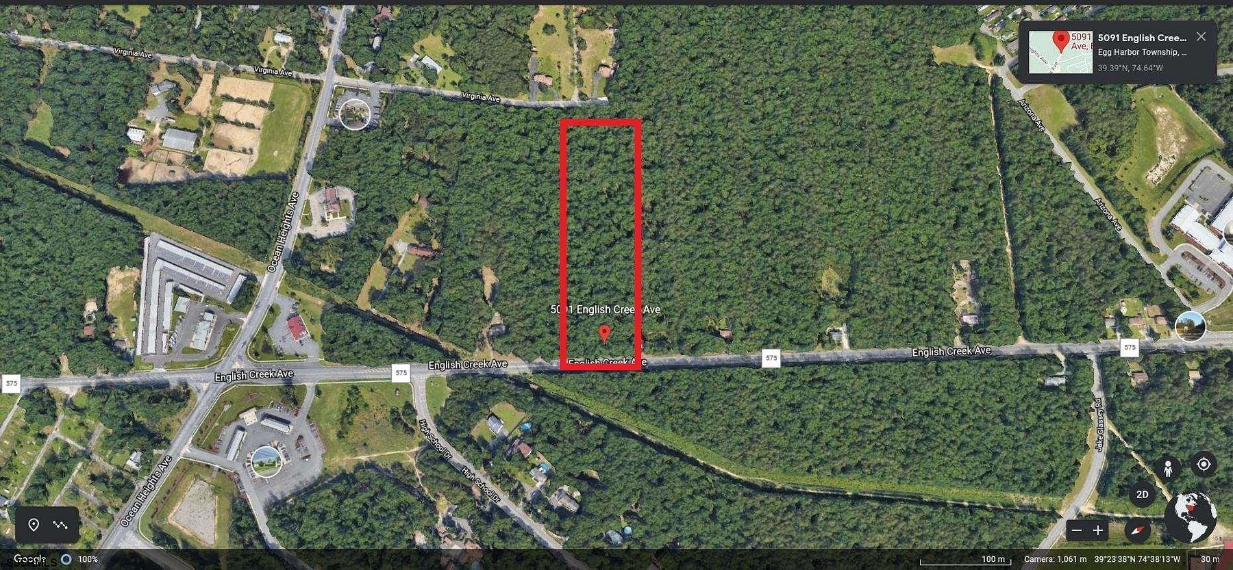8.9 Acres of Commercial Land for Sale in Egg Harbor Township, New Jersey
