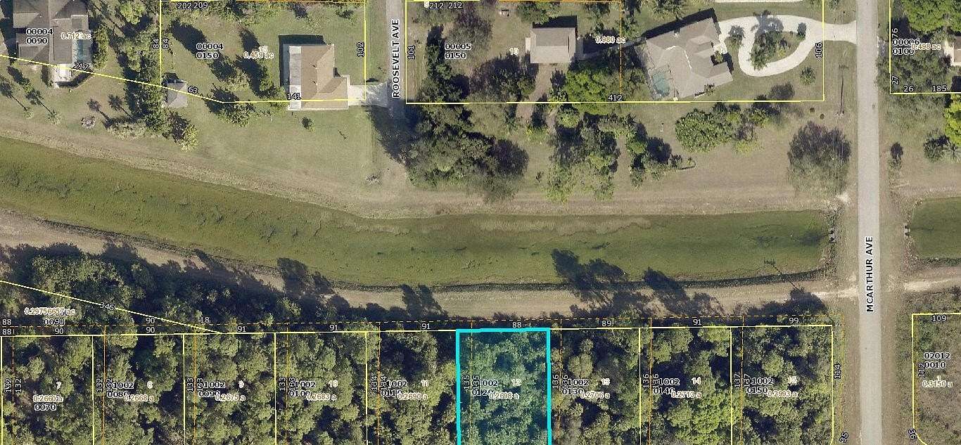 0.27 Acres of Residential Land for Sale in Lehigh Acres, Florida