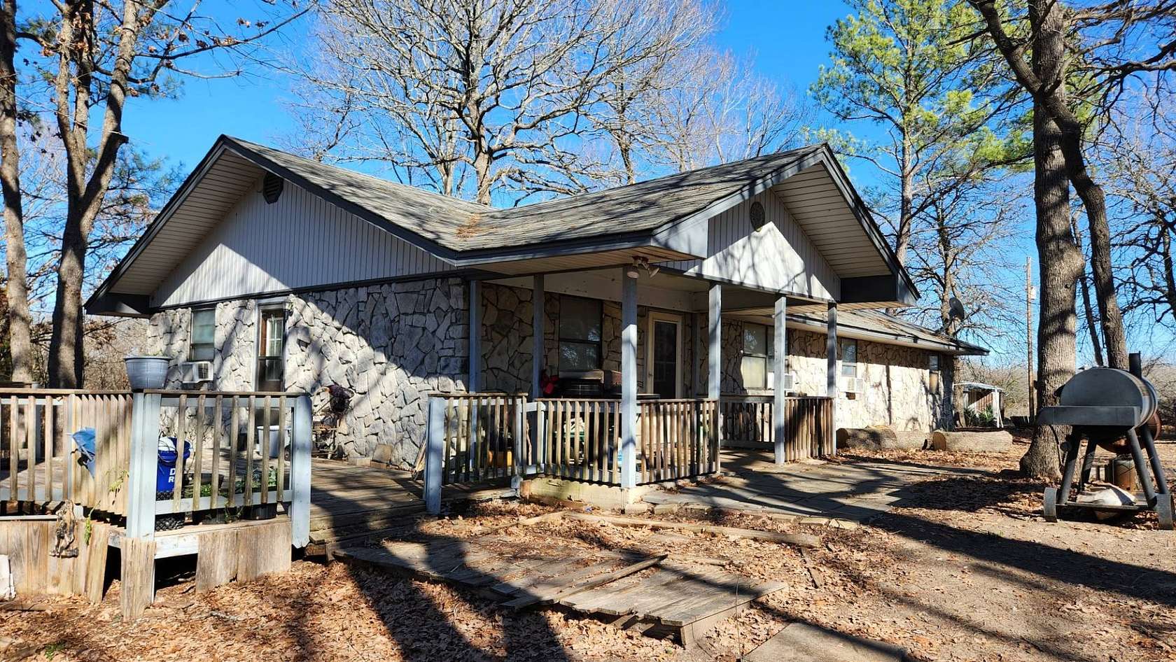 34.7 Acres of Recreational Land with Home for Sale in Kenefic, Oklahoma