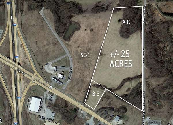 25 Acres of Commercial Land for Sale in Jackson, Tennessee