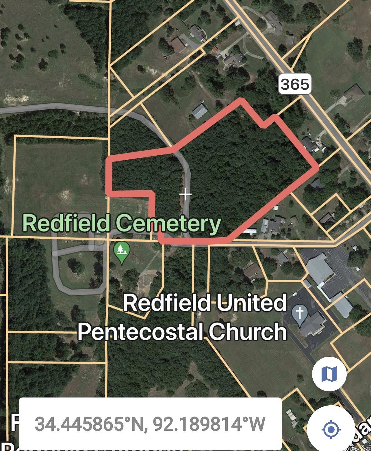 7 Acres of Residential Land for Sale in Redfield, Arkansas