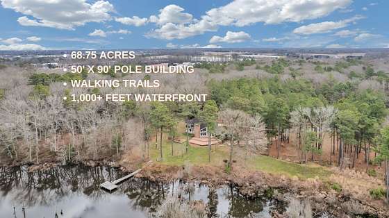 68.8 Acres of Land with Home for Sale in Millsboro, Delaware