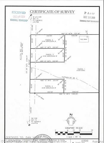 1.4 Acres of Residential Land for Sale in Kimball, Michigan