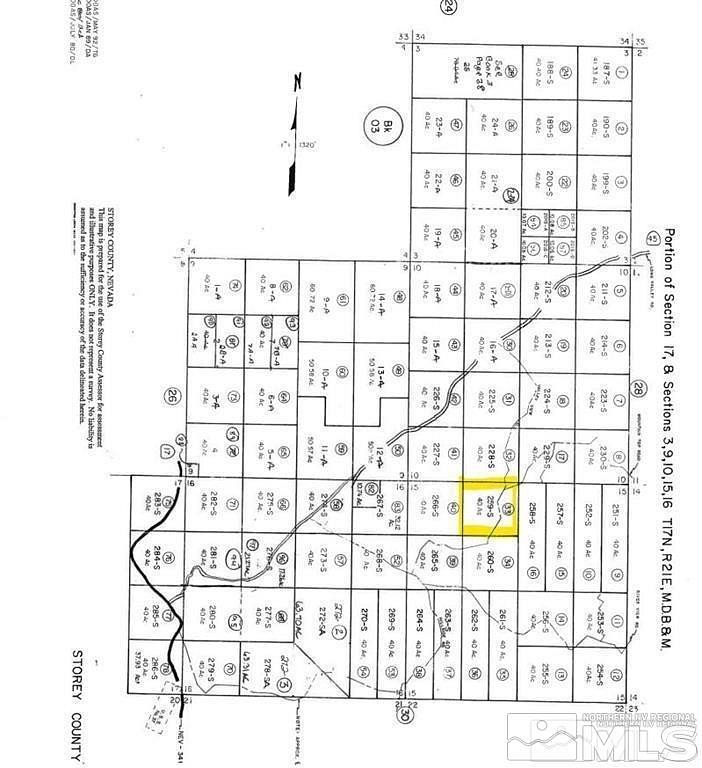 39.7 Acres of Land for Sale in Virginia City, Nevada