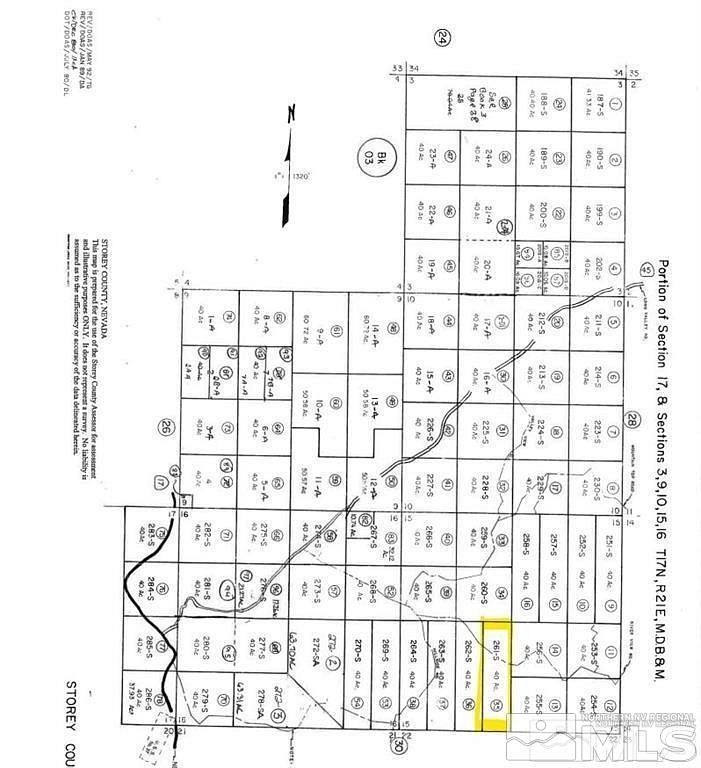 39.8 Acres of Land for Sale in Virginia City, Nevada