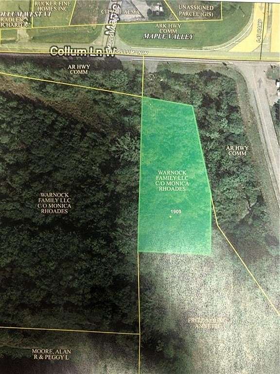 3.69 Acres of Commercial Land for Sale in Alma, Arkansas