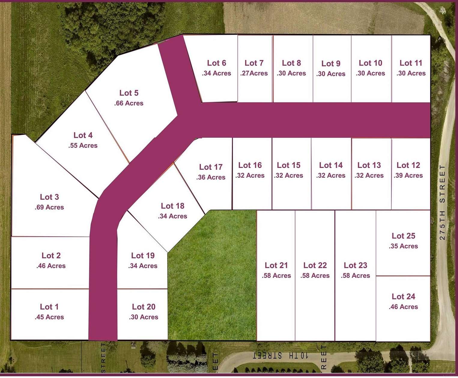 0.58 Acres of Residential Land for Sale in Quasqueton, Iowa