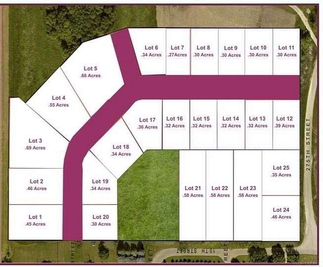 0.45 Acres of Residential Land for Sale in Quasqueton, Iowa