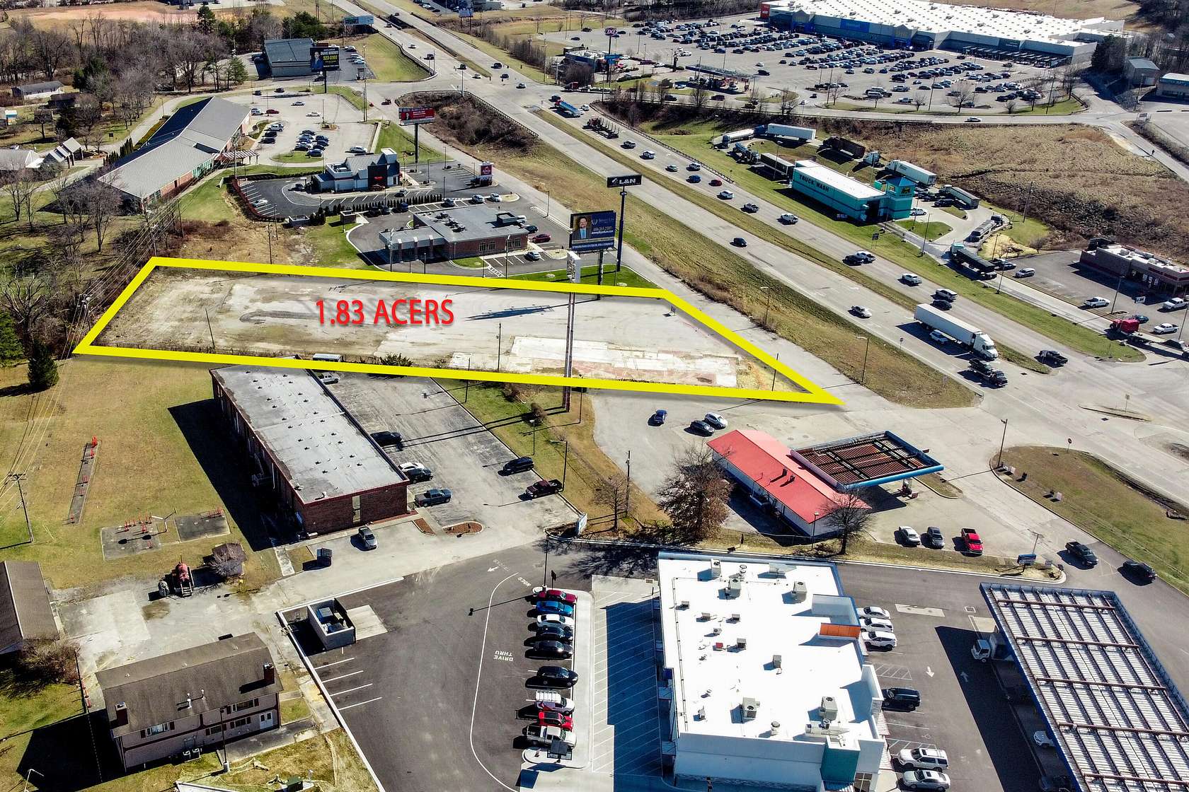 1.8 Acres of Commercial Land for Sale in Corbin, Kentucky