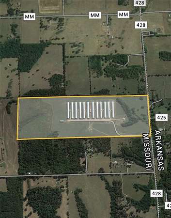 117 Acres of Agricultural Land with Home for Sale in Southwest City, Missouri
