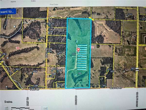 117 Acres of Agricultural Land with Home for Sale in Southwest City, Missouri