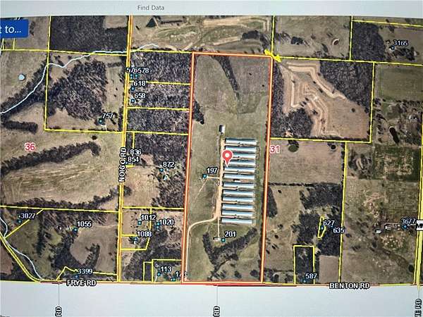 117 Acres of Agricultural Land with Home for Sale in Southwest City, Missouri