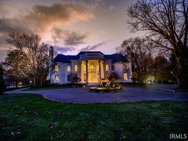 35 Acres of Land with Home for Sale in Evansville, Indiana