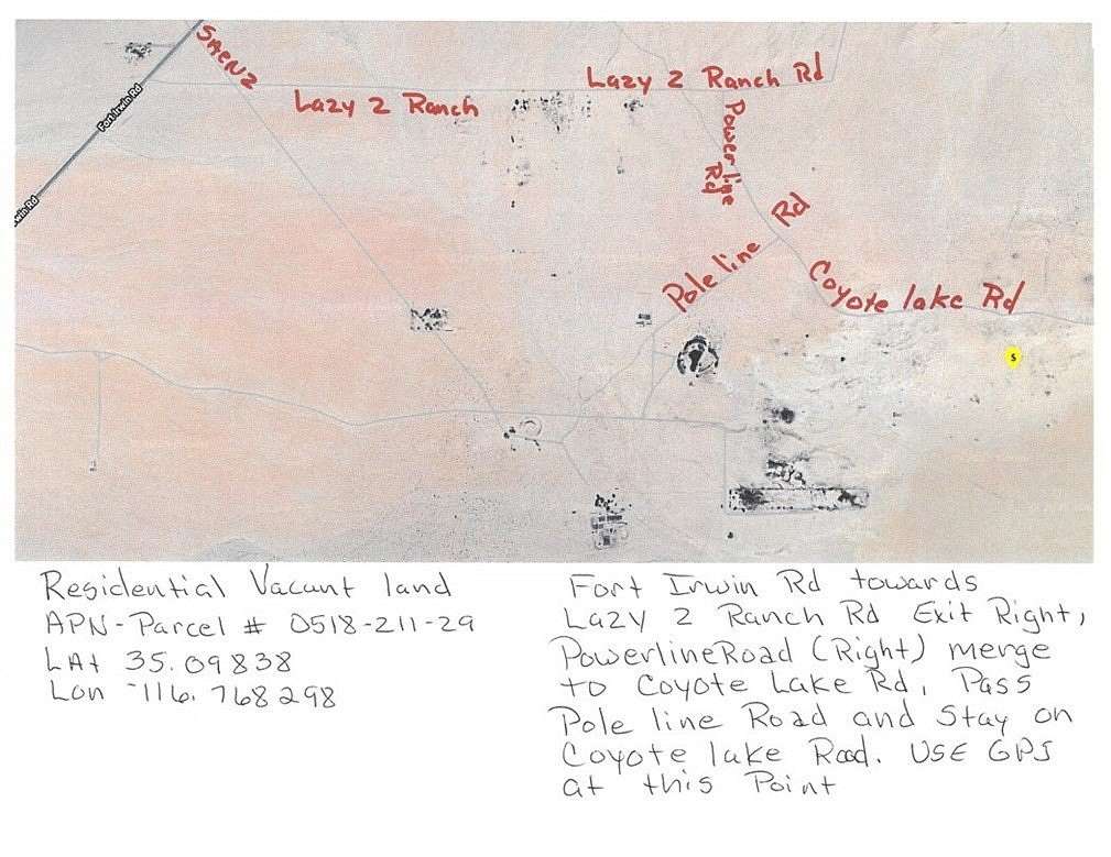 39.8 Acres of Land for Sale in Barstow, California