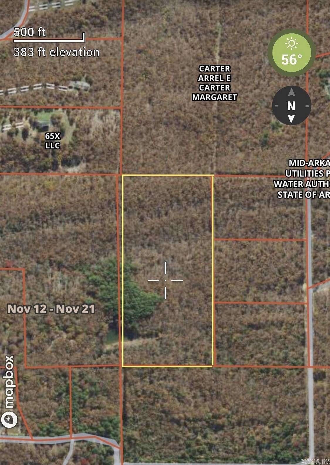 20 Acres of Recreational Land for Sale in Conway, Arkansas