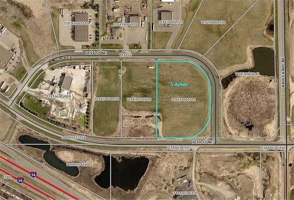 5 Acres of Commercial Land for Sale in Otsego, Minnesota