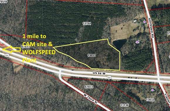 8.6 Acres of Residential Land for Sale in Siler City, North Carolina