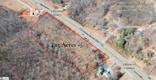 4.2 Acres of Commercial Land for Sale in Seneca, South Carolina