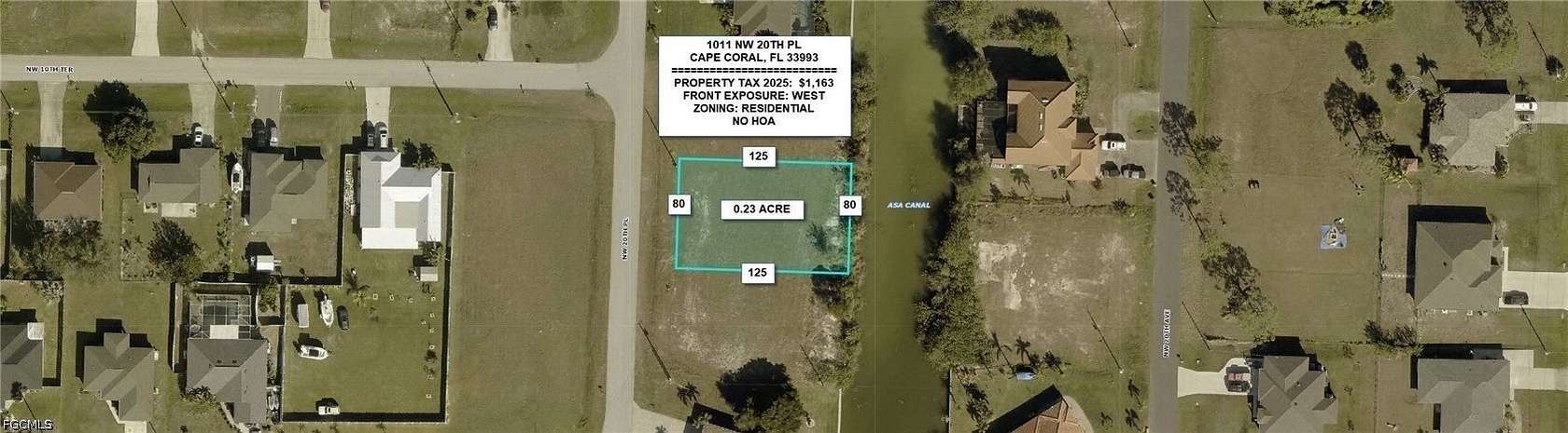 0.23 Acres of Residential Land for Sale in Cape Coral, Florida