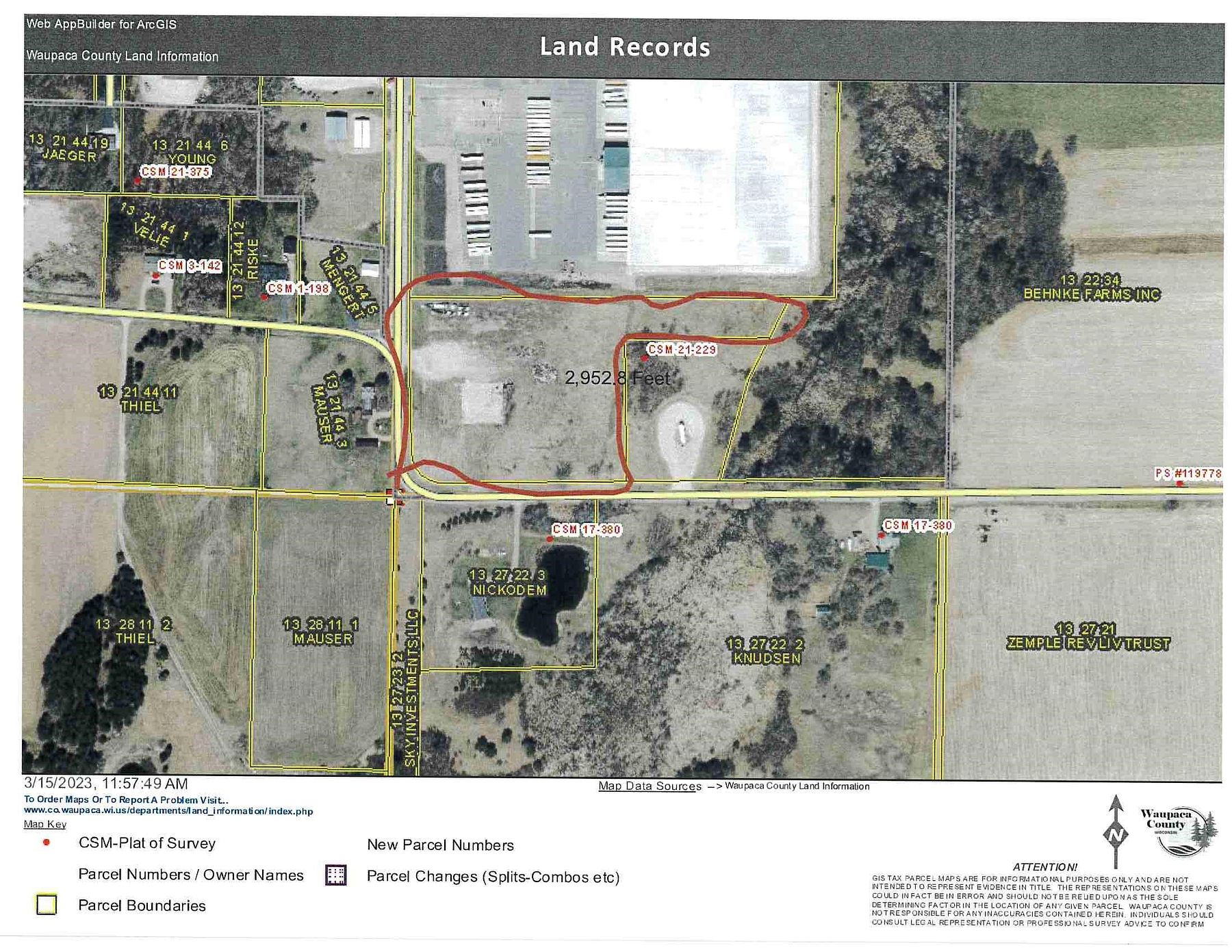 6.3 Acres of Commercial Land for Sale in Manawa, Wisconsin