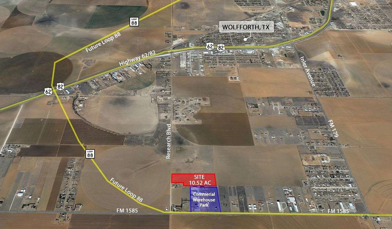 10.52 Acres of Commercial Land for Sale in Wolfforth, Texas