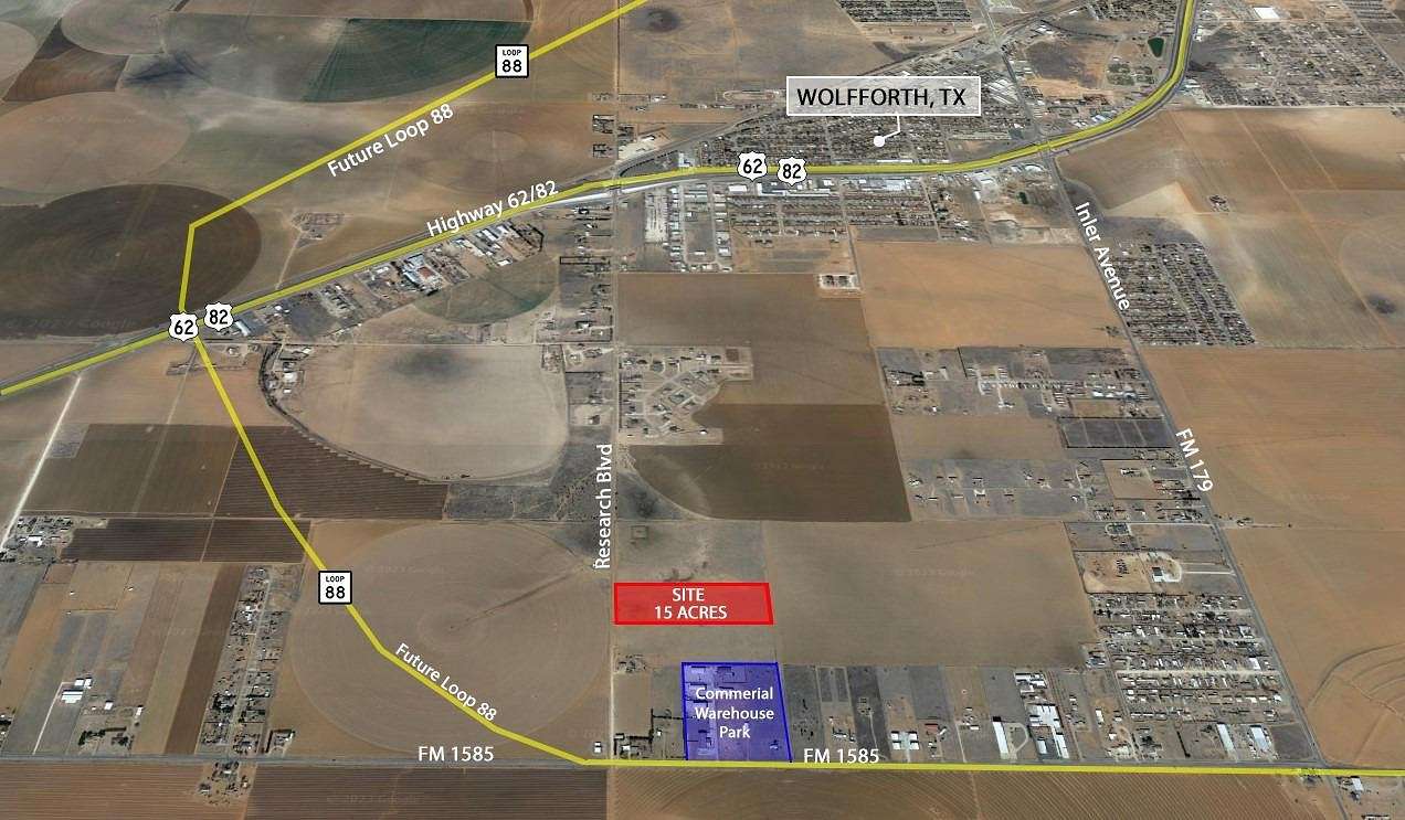 15 Acres of Commercial Land for Sale in Wolfforth, Texas