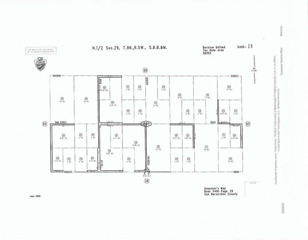 5 Acres of Land for Sale in Barstow, California