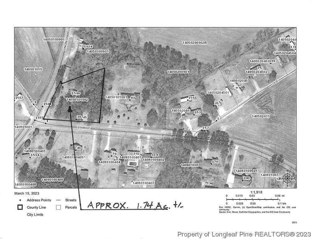 1.7 Acres of Mixed-Use Land for Sale in Pembroke, North Carolina