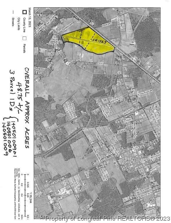 48.8 Acres of Mixed-Use Land for Sale in Pembroke, North Carolina