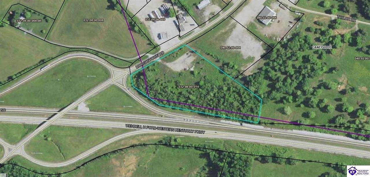 6.9 Acres of Commercial Land for Sale in Caneyville, Kentucky