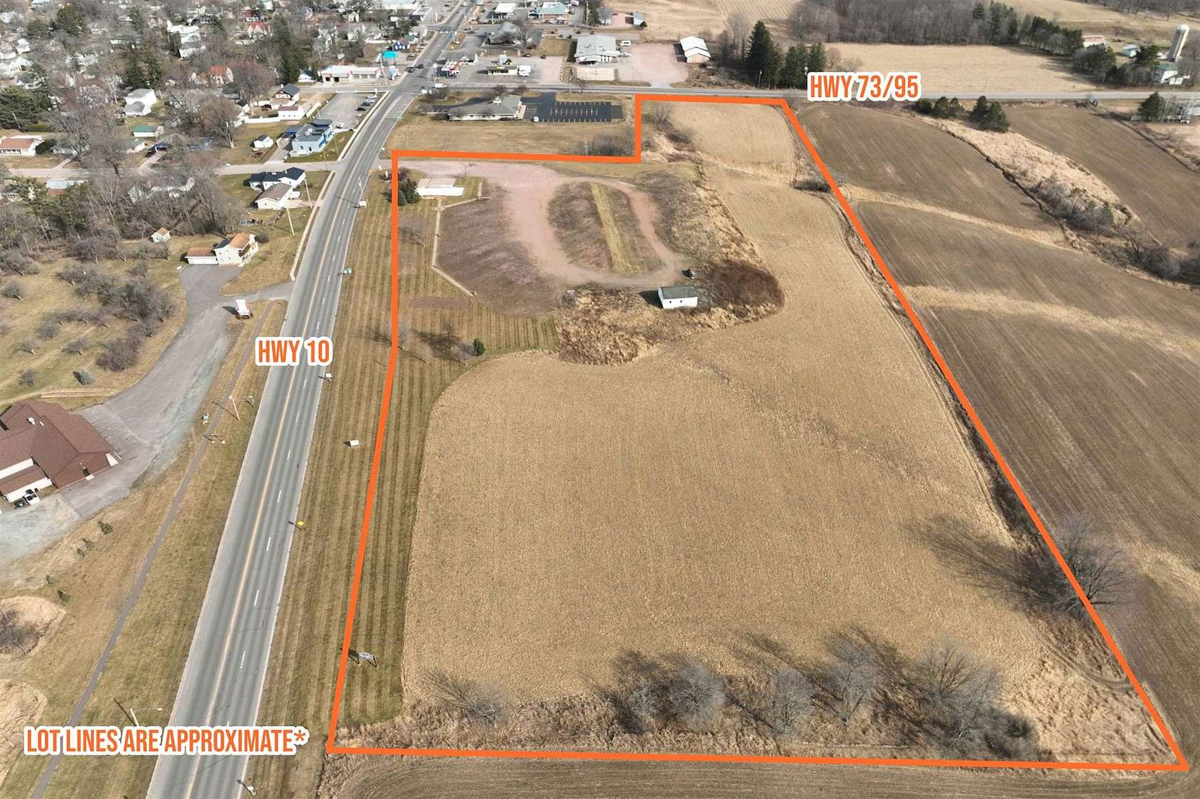 13.6 Acres of Commercial Land for Sale in Neillsville, Wisconsin