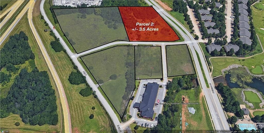 3.5 Acres of Commercial Land for Sale in Lowell, Arkansas