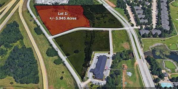 6 Acres of Commercial Land for Sale in Lowell, Arkansas