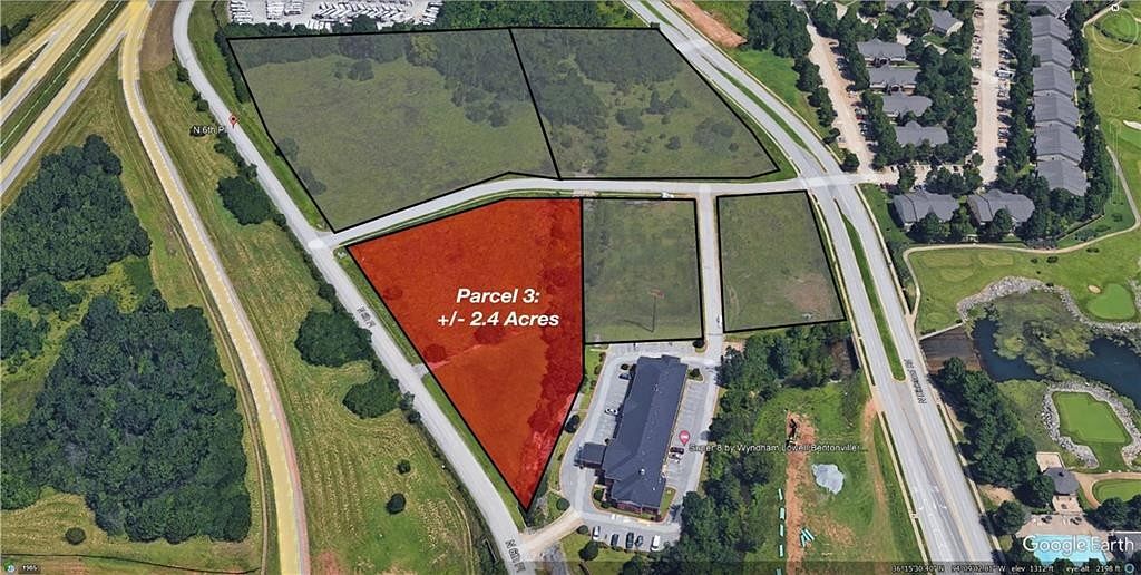 2.4 Acres of Commercial Land for Sale in Lowell, Arkansas