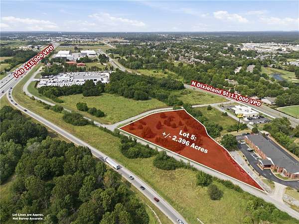 2.4 Acres of Commercial Land for Sale in Lowell, Arkansas