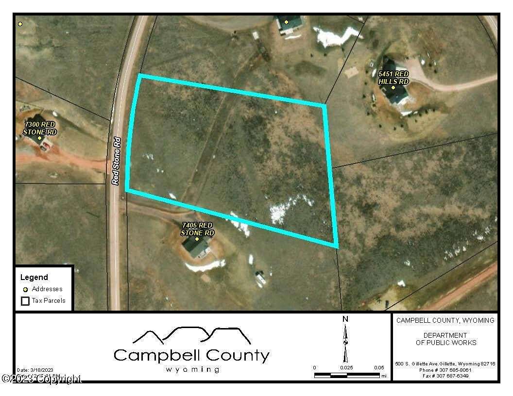 4.9 Acres of Residential Land for Sale in Gillette, Wyoming