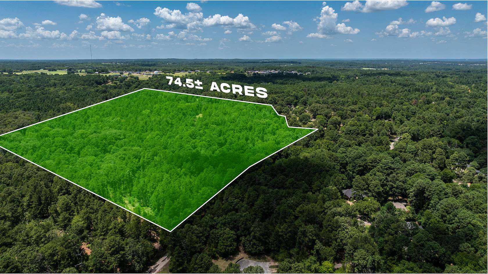 74.6 Acres of Land for Sale in Lindale, Texas