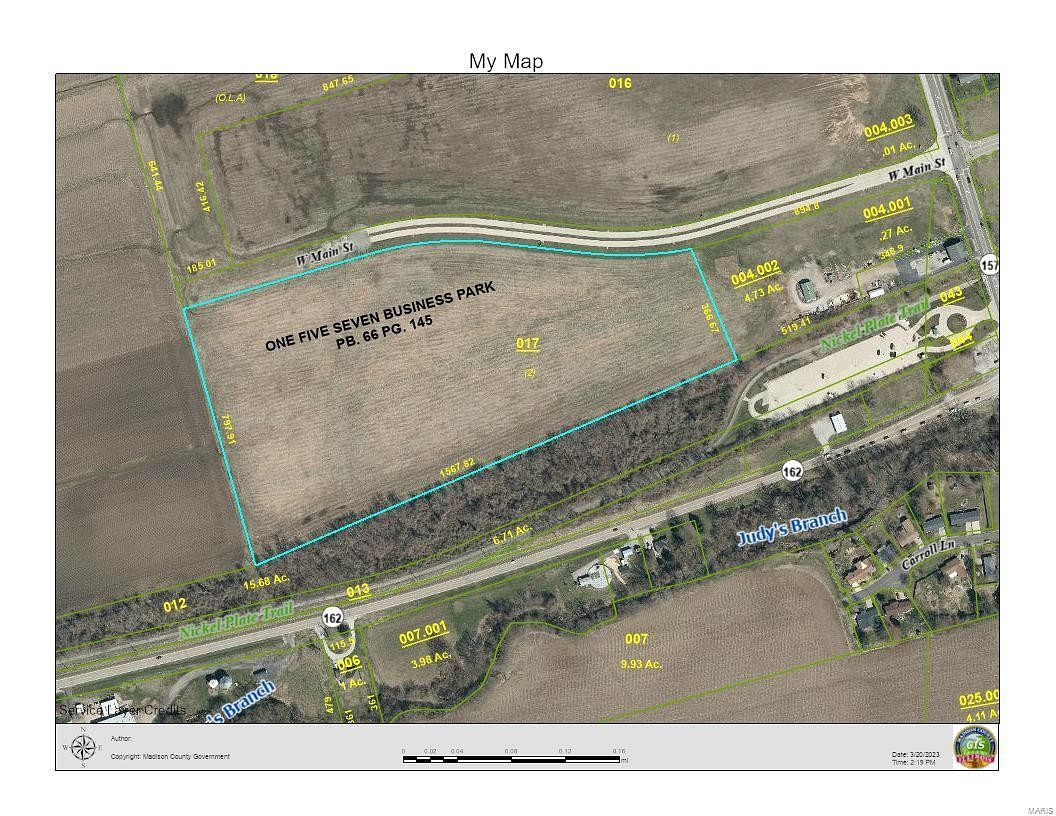 24.3 Acres of Commercial Land for Sale in Glen Carbon, Illinois