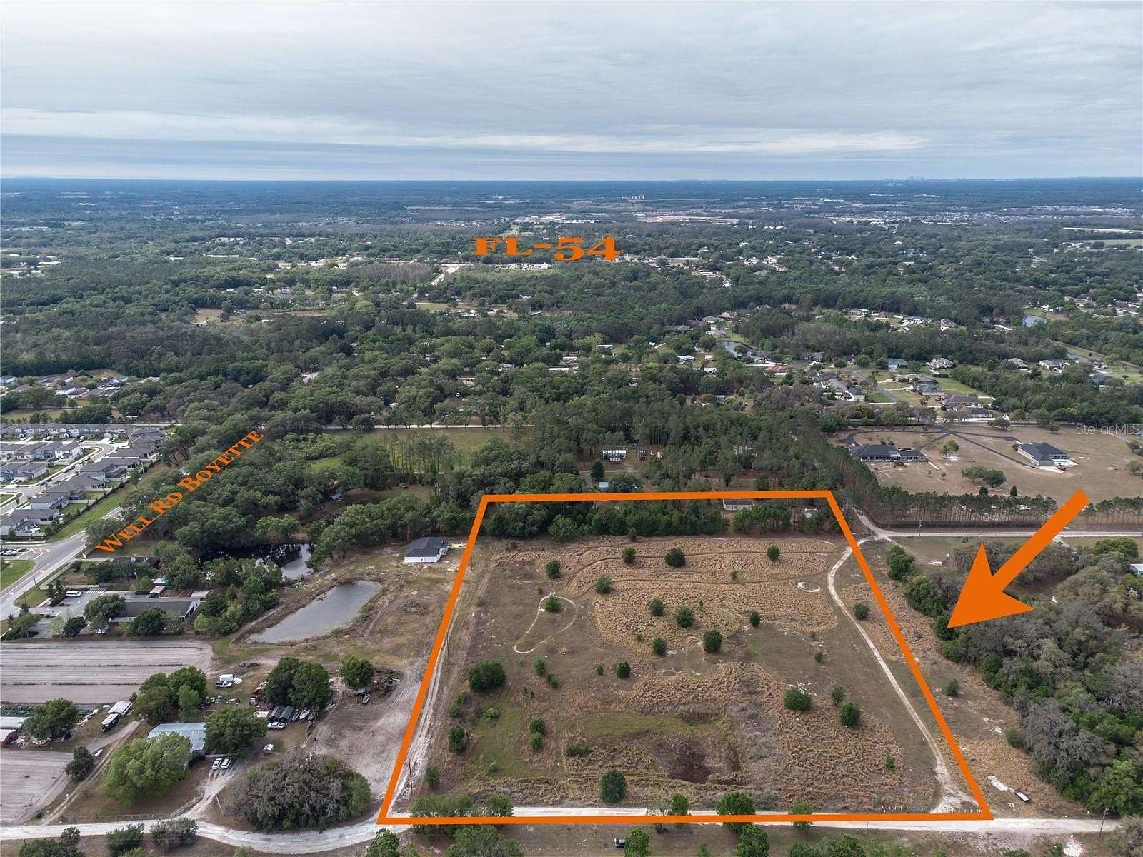 9.8 Acres of Residential Land for Sale in Wesley Chapel, Florida