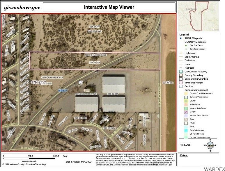 4 Acres of Commercial Land for Sale in Mohave Valley, Arizona