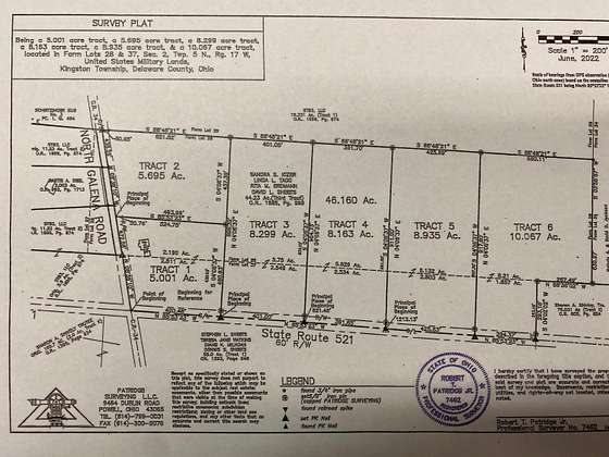 8.9 Acres of Residential Land for Sale in Sunbury, Ohio