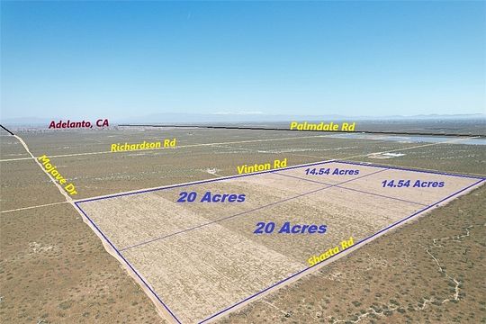 69.1 Acres of Land for Sale in Adelanto, California