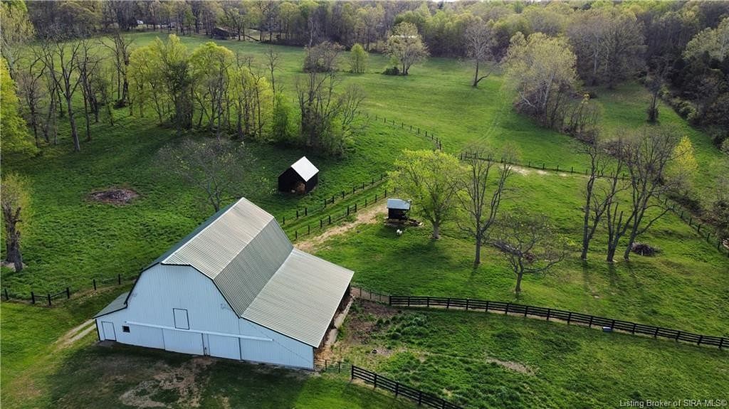 25 Acres of Agricultural Land with Home for Sale in Greenville, Indiana