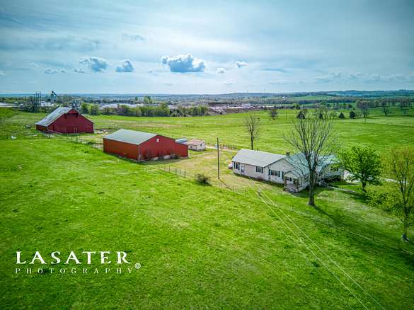 44.1 Acres of Agricultural Land with Home for Sale in Harrison, Arkansas
