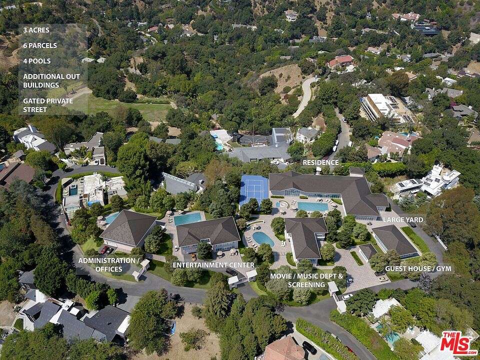 3 Acres of Residential Land with Home for Sale in Beverly Hills, California
