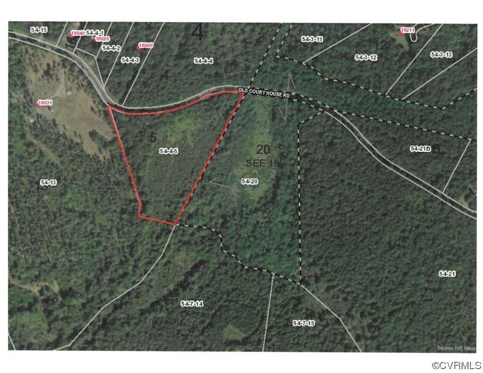 10.9 Acres of Land for Sale in Amelia Court House, Virginia