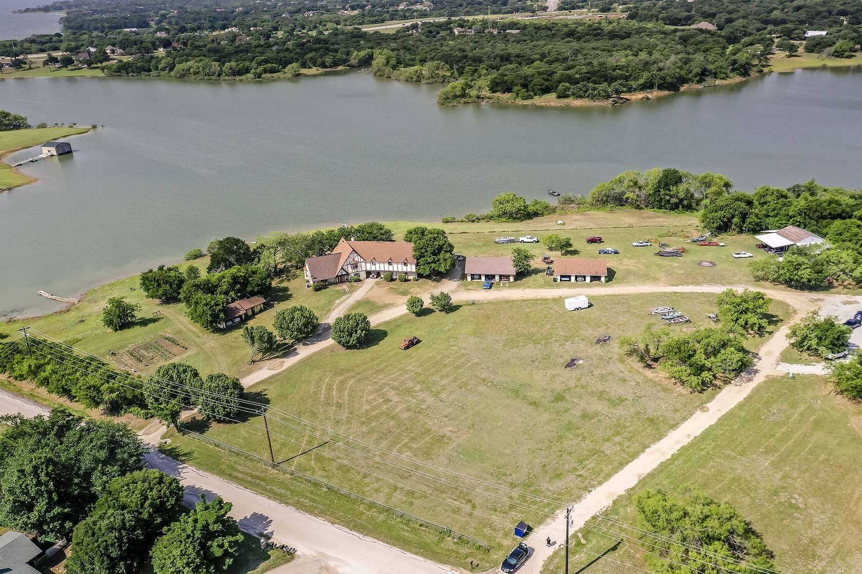 4 Acres of Land with Home for Sale in Little Elm, Texas